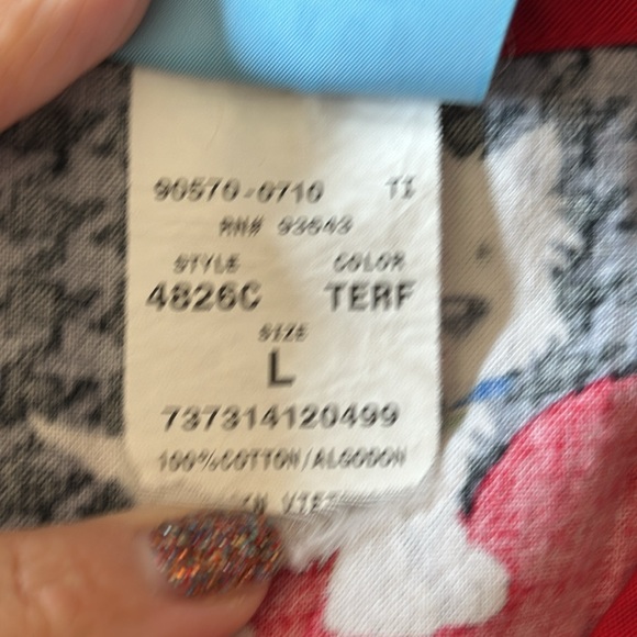 Women’s scrub HQ. Scrub top size large - Picture 5 of 6